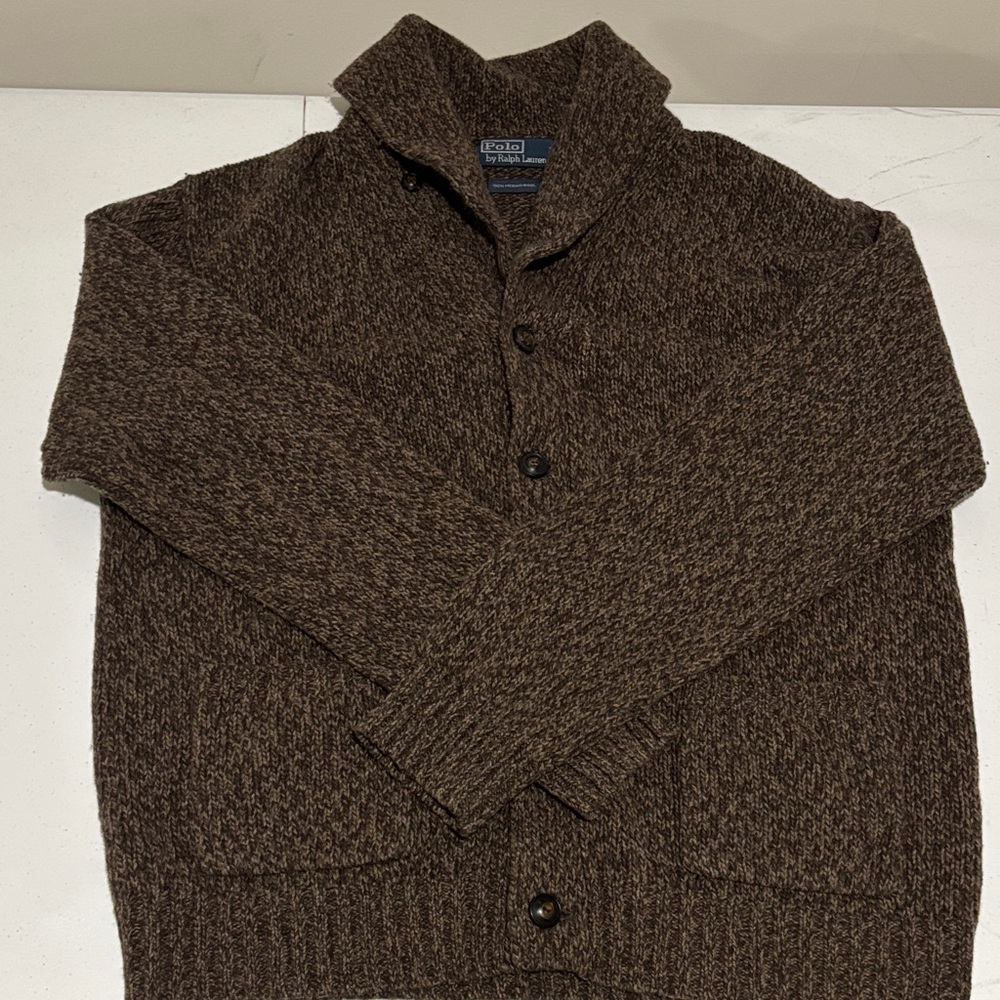 Polo Ralph Lauren Brown Cardigan Sweater